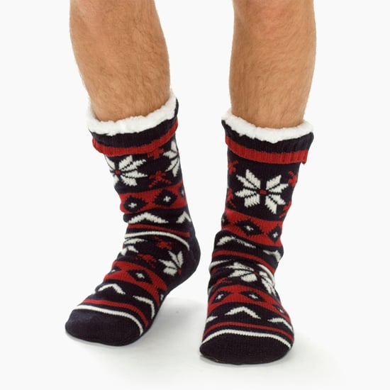 Paquete de 2 calcetines antideslizantes para hombre con Sherpa. - Image 5