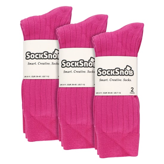 Calcetines de algodón de colores lisos de punto elástico para hombre - Image 2