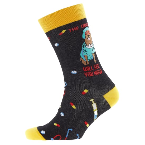 Perro Patrón Novedad Unisex Funny Calcetines de vestir - Image 2