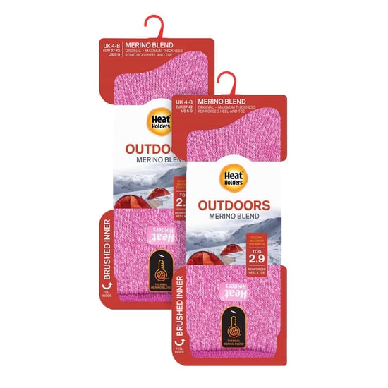Calcetines térmicos de lana merino para mujer, pack de 2 unidades - Image 2
