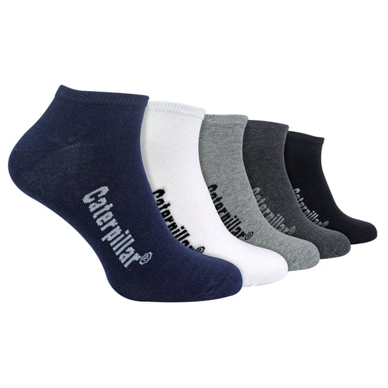 Calcetines de trabajo de algodón para hombre 5 pack - Image 1