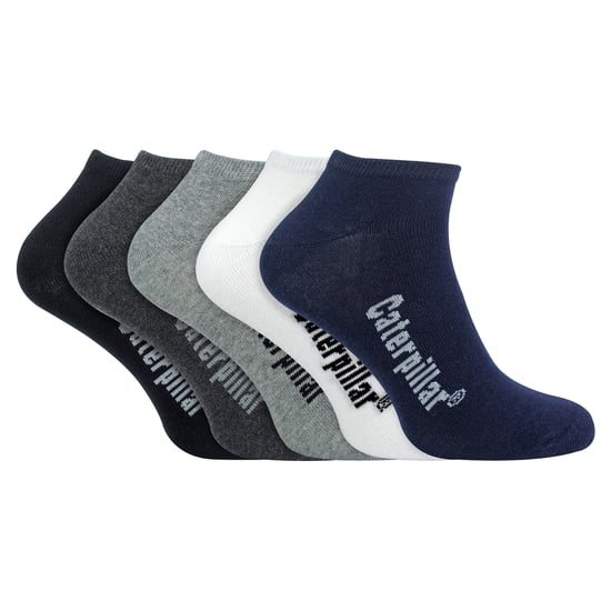 Calcetines de trabajo de algodón para hombre 5 pack - Image 3