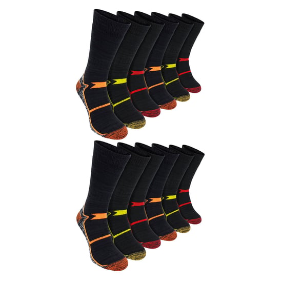 Calcetines de trabajo térmicos de algodón para hombre - Image 1