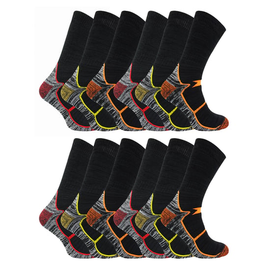 Calcetines de trabajo térmicos de algodón para hombre - Image 4