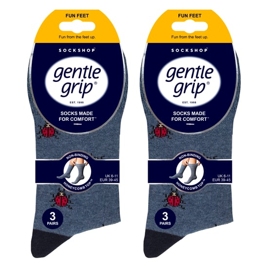 6 pares de calcetines para hombre NO ELÁSTICOS de algodón con dibujos novedosos - Image 2
