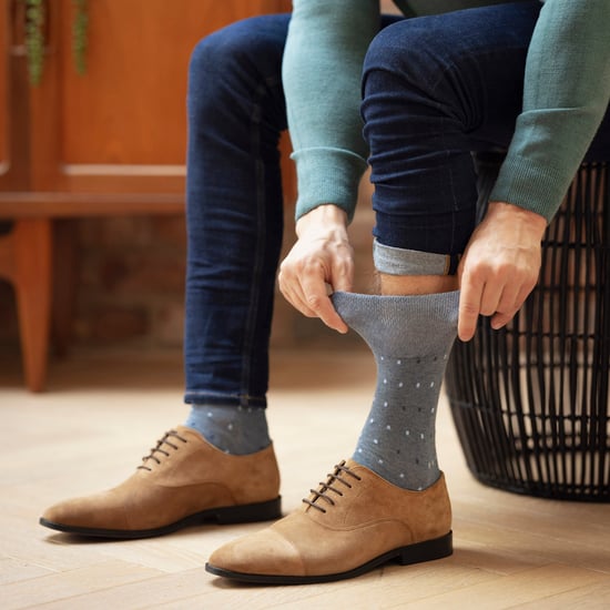 6 pares de calcetines para hombre NO ELÁSTICOS de algodón con dibujos novedosos - Image 5