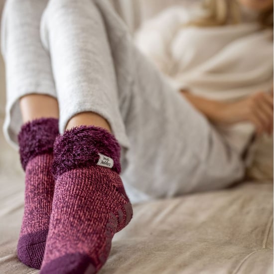 Calcetines de Cama con Plumas para Mujer Cuddly Fluffy Sliper - Image 4