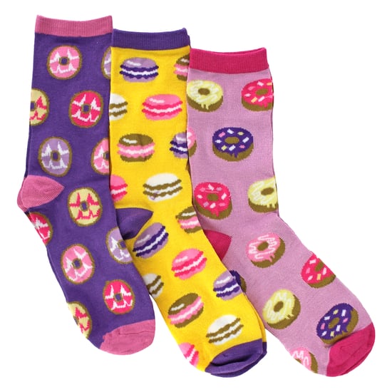 Lote de 6 calcetines de bambú con diseño de comida para mujer. - Image 4