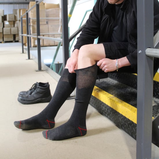 12 pares de calcetines de trabajo de algodón de alta calidad para hombre - Image 4
