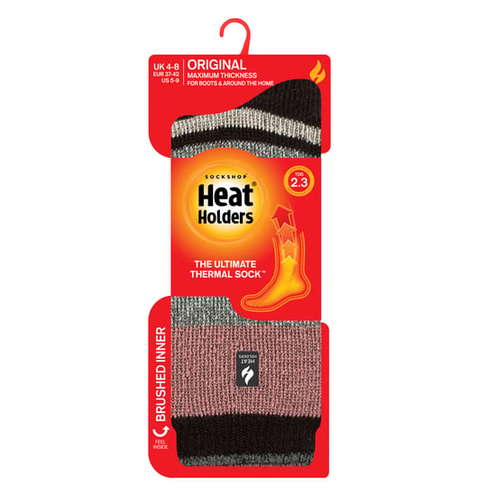 Calcetines térmicos de rayas para invierno, suaves y cálidos - Image 2