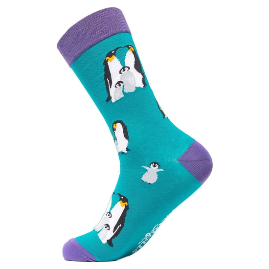 Calcetines de algodón con estampado de pájaros para adultos - Image 2