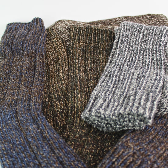 Paquete de 6 calcetines de alpaca acanalados para hombre - Image 4