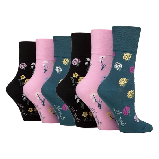 6 Pares Calcetines Diabéticos No Elásticos para Mujer - Image 1