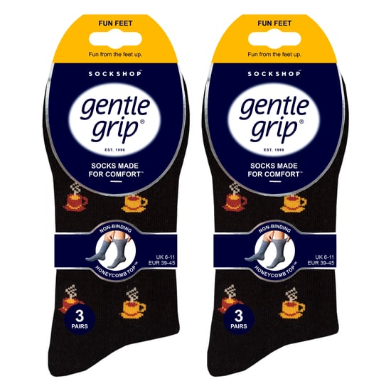 6 pares de calcetines para hombre NO ELÁSTICOS de algodón con dibujos novedosos - Image 2