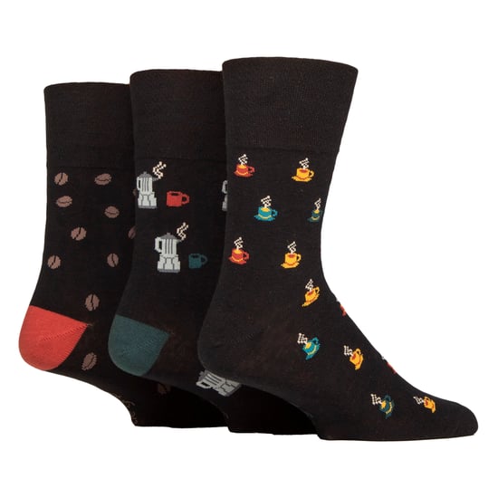 6 pares de calcetines para hombre NO ELÁSTICOS de algodón con dibujos novedosos - Image 3