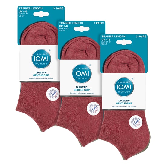 Pack de 9 calcetines para diabéticos con tobillo ancho para pies hinchados - Image 2