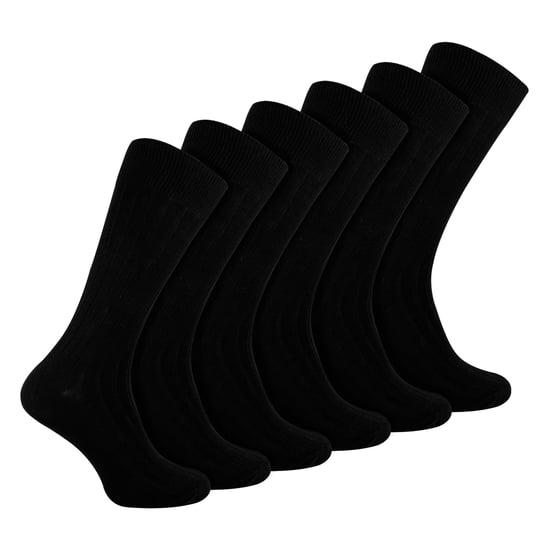 Calcetines de algodón de colores lisos de punto elástico para hombre - Image 1