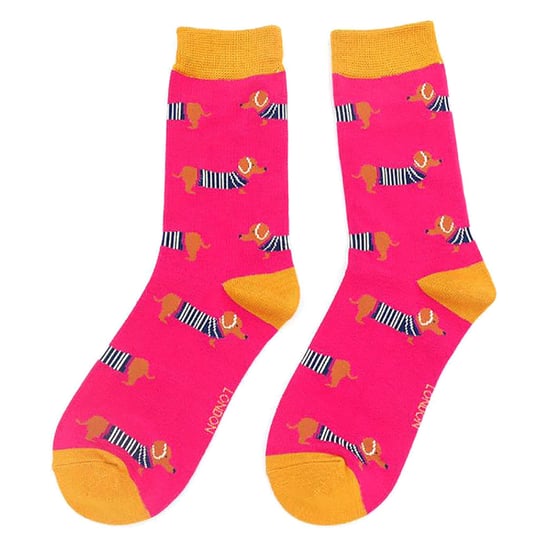 1 paquete de calcetines de bambú con estampado de perro para mujer - Image 5