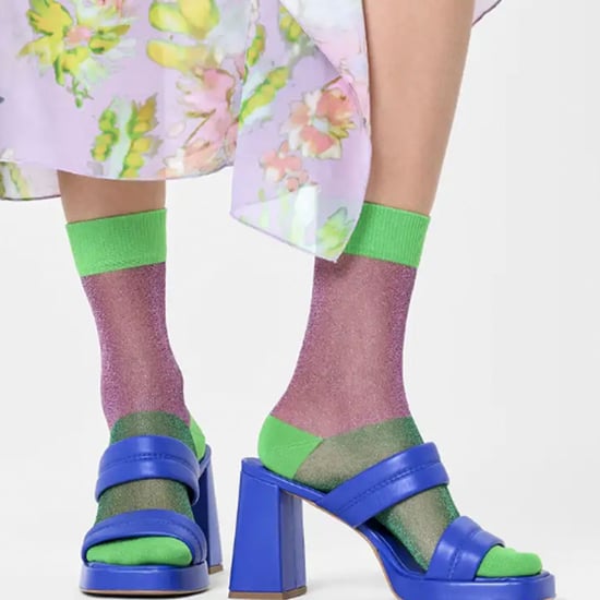 Calcetines finos y coloridos con purpurina para hombre y mujer - Image 3