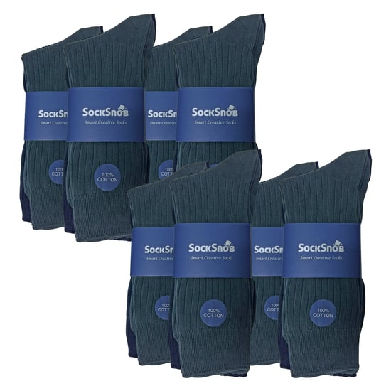 24 Pares Multipack Mens Ultimate Comfort 100% Algodón Calcetines - Image 2