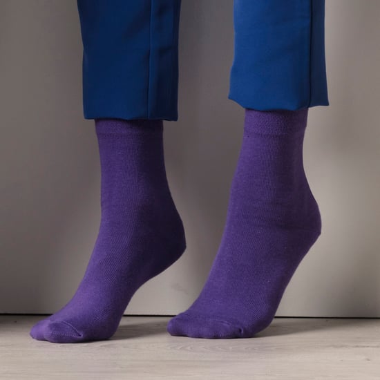 6 Pares Señoras NO ELASTIC Algodón Rico Vida Silvestre Perros Gatos Patterned Calcetines - Image 5