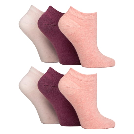 Pack de 6 Calcetines Diabéticos de Entrenamiento para Mujer | Calcetines Extra Anchos para Pies Hinchados - Image 1