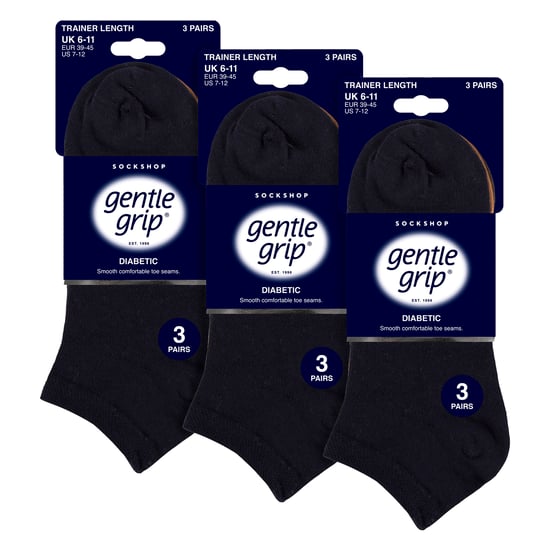 9 Pack Calcetines Diabéticos para Hombre, Calcetines Tobilleros Anchos para Pies Hinchados - Image 2