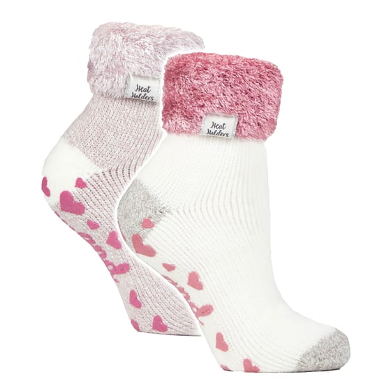 Paquete de 2 calcetines suaves de mujer con puños - Image 1