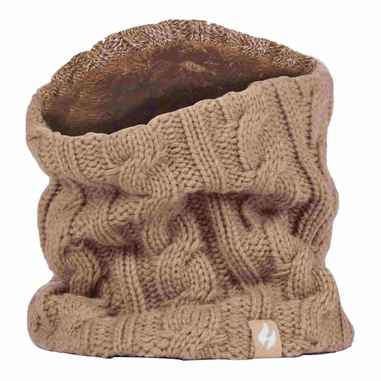 Jersey de cuello térmico de invierno con forro polar de punto por cable para mujer - Image 1