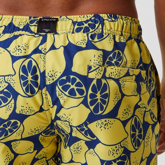 Bañador suelto estampado con bolsillo para hombre - Image 5