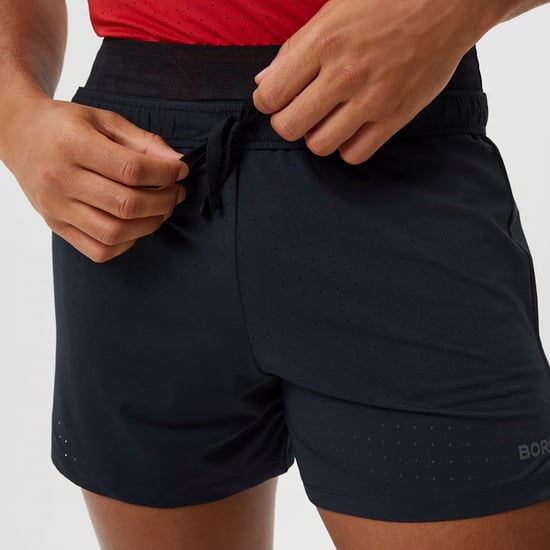 Pantalones cortos deportivos perforados transpirables y ligeros para hombre - Image 3