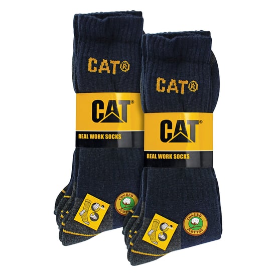 Paquete de 6 calcetines de trabajo unisex de alta resistencia para botas con puntera de acero - Image 2