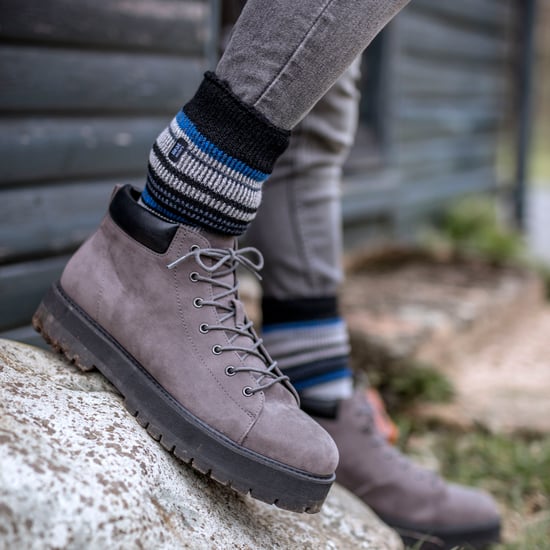 Calcetines térmicos para hombre con rayas para el invierno - Image 4