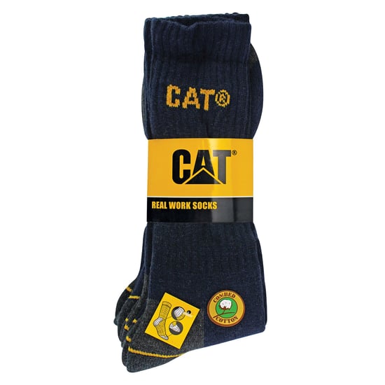 Pack de 3 calcetines de trabajo para hombre con talón y puntera acolchados - Image 2