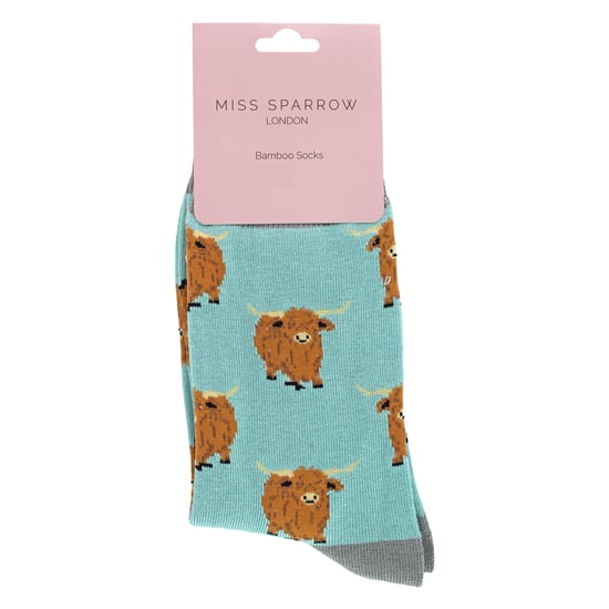 Calcetines de bambú de regalo para los amantes de las vacas. - Image 2