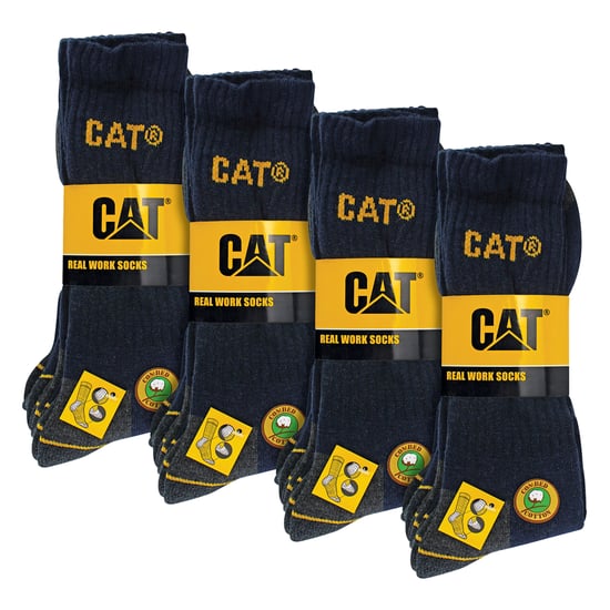 Paquete de 12 calcetines de trabajo unisex de alta resistencia para botas con puntera de acero - Image 2