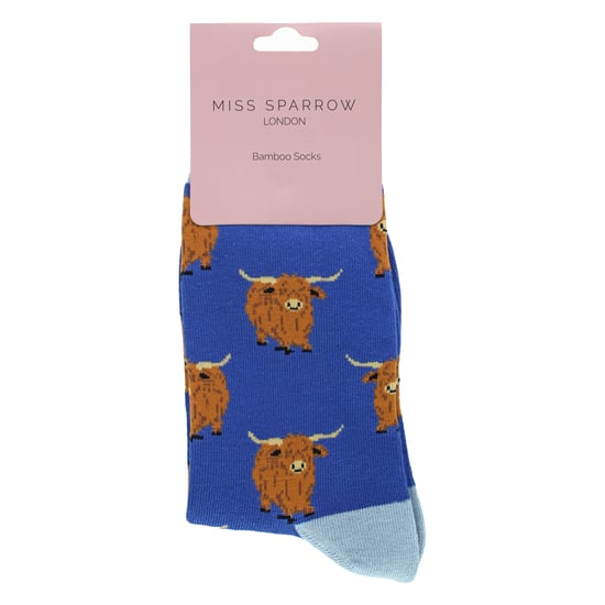 Calcetines de bambú de regalo para los amantes de las vacas. - Image 2