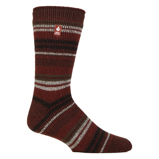 Calcetines térmicos para hombre con rayas para el invierno - Image 1