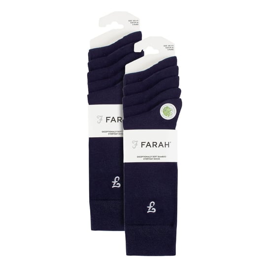 Paquete múltiple de 10 pares de calcetines de bambú brillante para hombre - Image 2