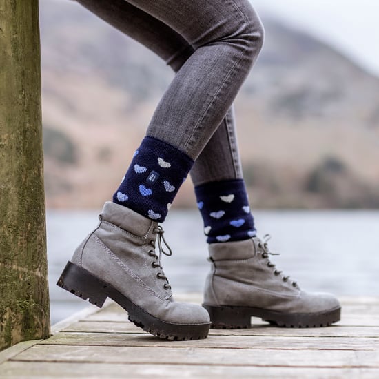 Calcetines con dibujo Thermal Lite de mujer para invierno - Image 3