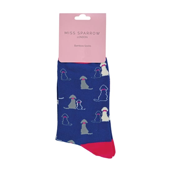 1 paquete de calcetines de bambú con estampado de perro para mujer - Image 2