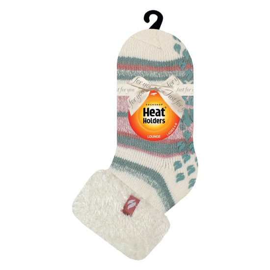 Calcetines de invierno de rayas suaves para mujer - Image 2