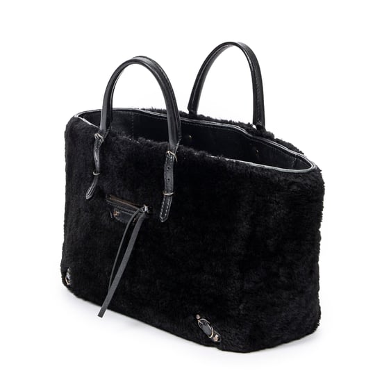 Balenciaga Mini Papier A4 Tote en Negro Piel de becerro - Image 2