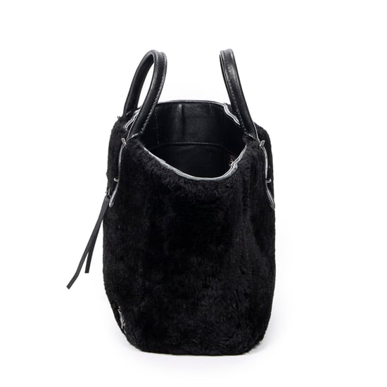 Balenciaga Mini Papier A4 Tote en Negro Piel de becerro - Image 3