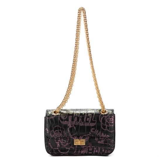 Chanel Mini 2.55 Graffiti Mini en Negro Piel de becerro - Image 1
