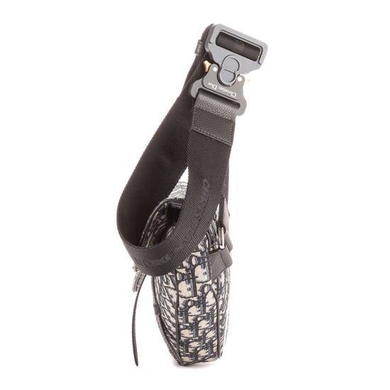 Dior Dior Homme Saddle Crossbody Bag  en Azul Oscuro Lienzo - Image 3