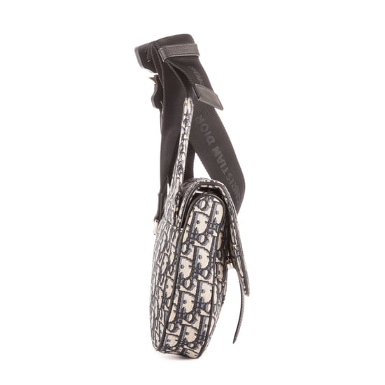 Dior Dior Homme Saddle Crossbody Bag  en Azul Oscuro Lienzo - Image 5