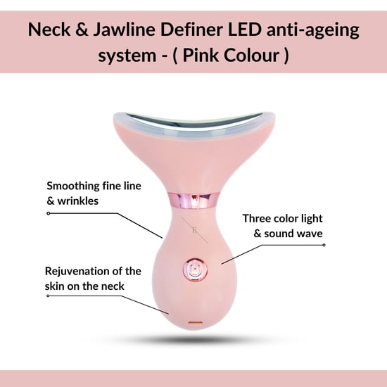 Sistema antiedad LED Definidor de Cuello y Mandíbula - ( Color Rosa ) - Image 3