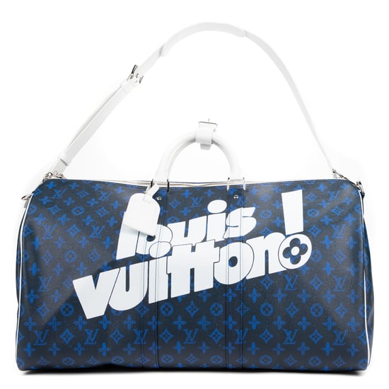 Louis Vuitton Capsule Collection Everyday Keepall Bandouliere 50 en Azul/Negro/Blanco Lona recubierta - Image 1