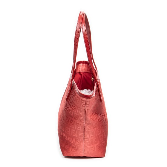 Fendi Mini Ombre Shopping Tote en Rojo Lienzo - Image 2